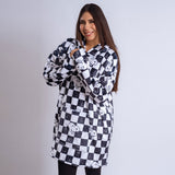 Sudaderota Snoopy Ajedrez