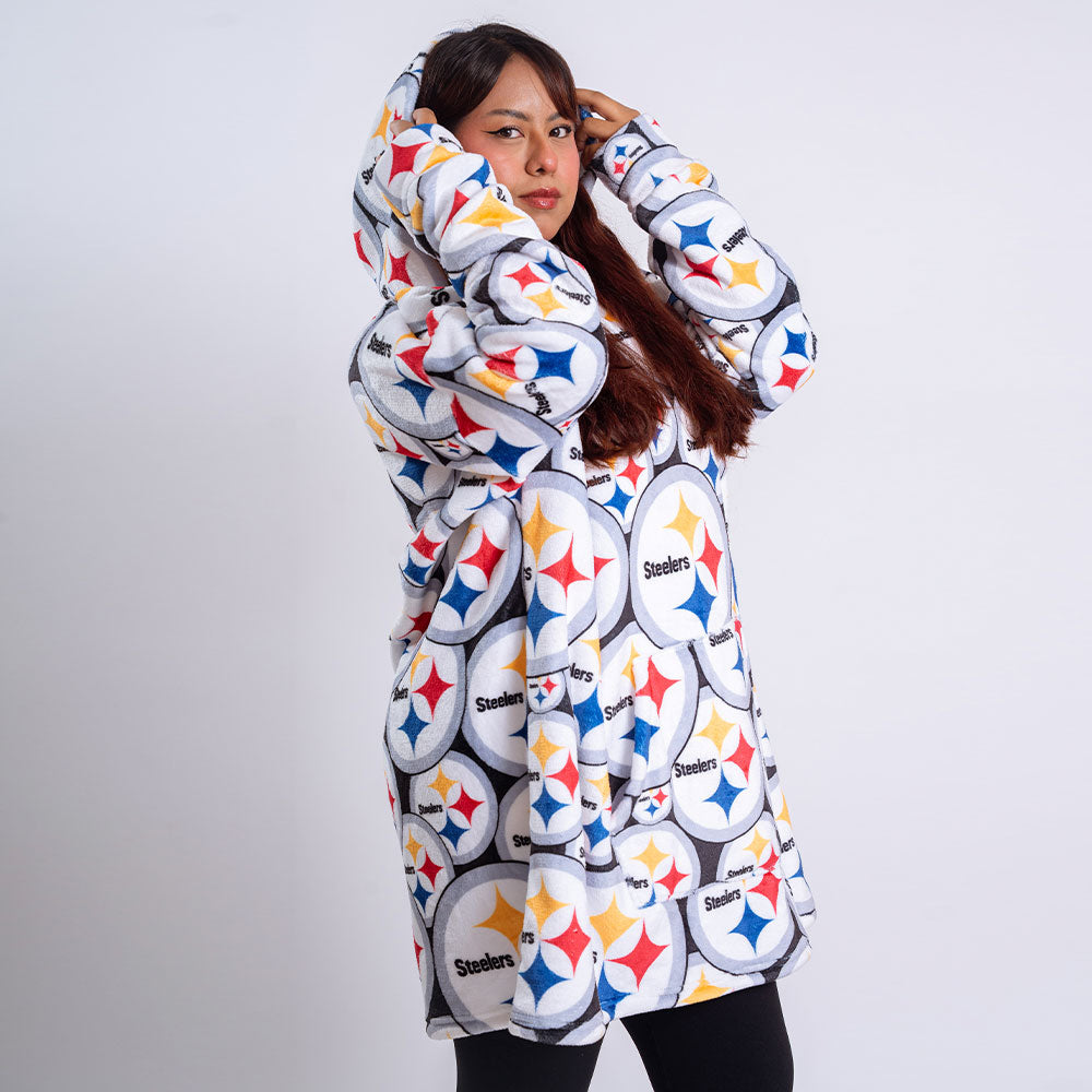 Sudaderota Pittsburgh Steelers MaxiLogo