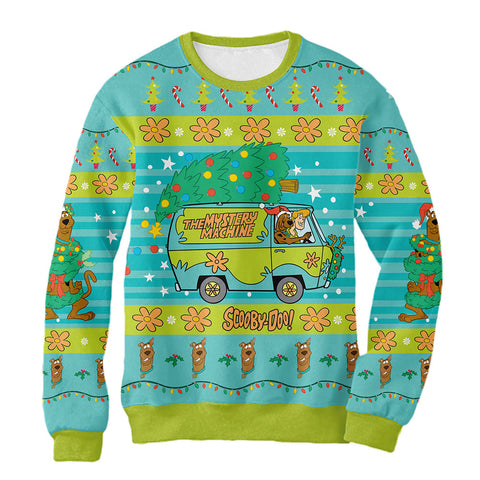 Sudadera Navideña Scooby Doo Mysterine Machine