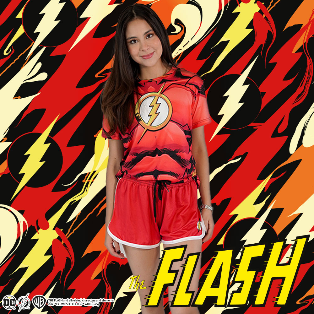 Conjunto Pijama Flash Oficial