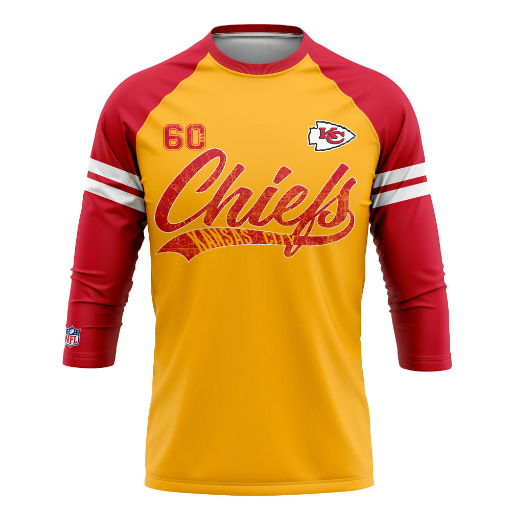 Playera Pijama Ranglan Kansas City Chiefs Classic