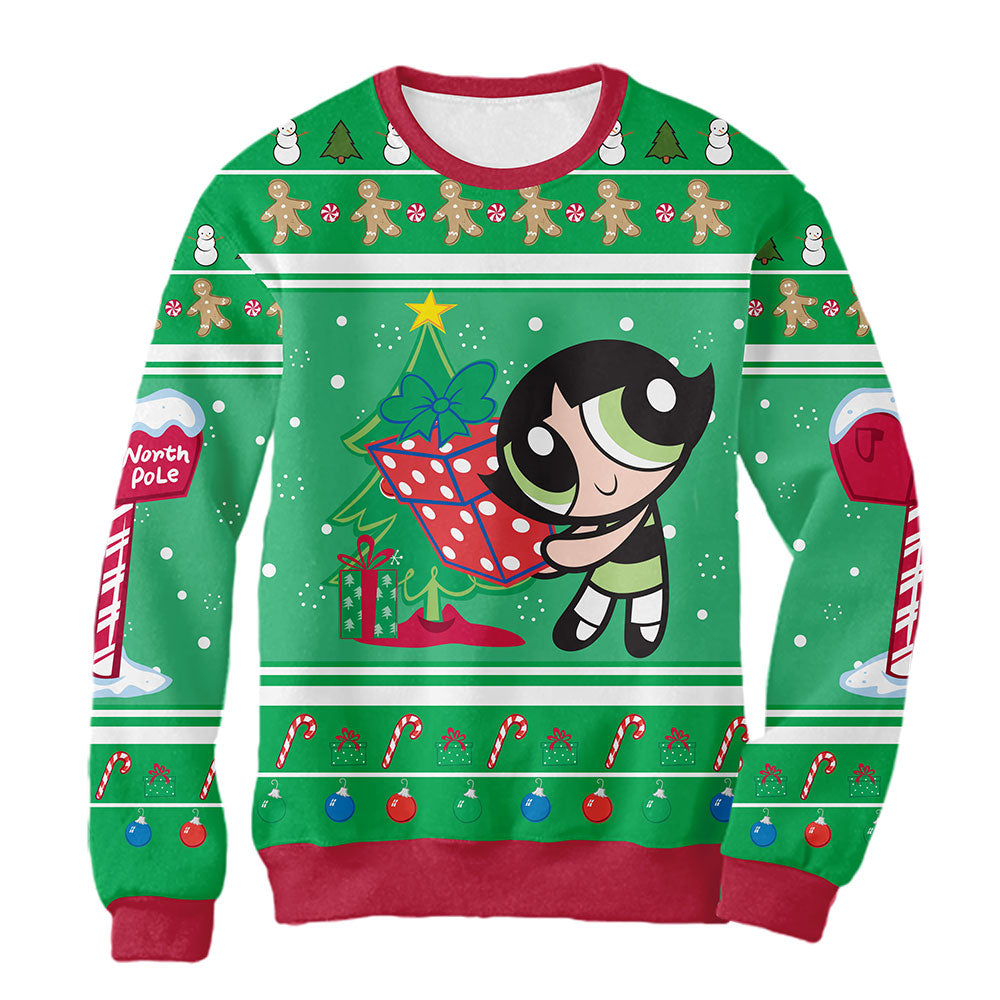 Sudadera Navideña Chicas Superpoderosas Bellota Oficial