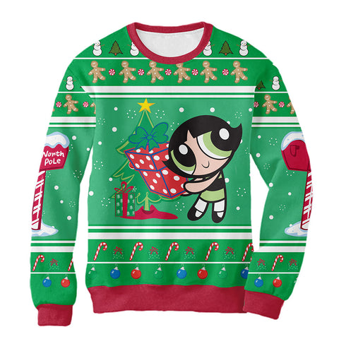 Sudadera Navideña Chicas Superpoderosas Bellota Oficial