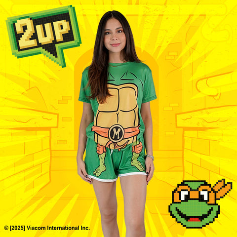 Conjunto Pijama Tortuga Ninja Michelangelo