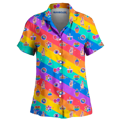 Camisa Pijama Rainbow
