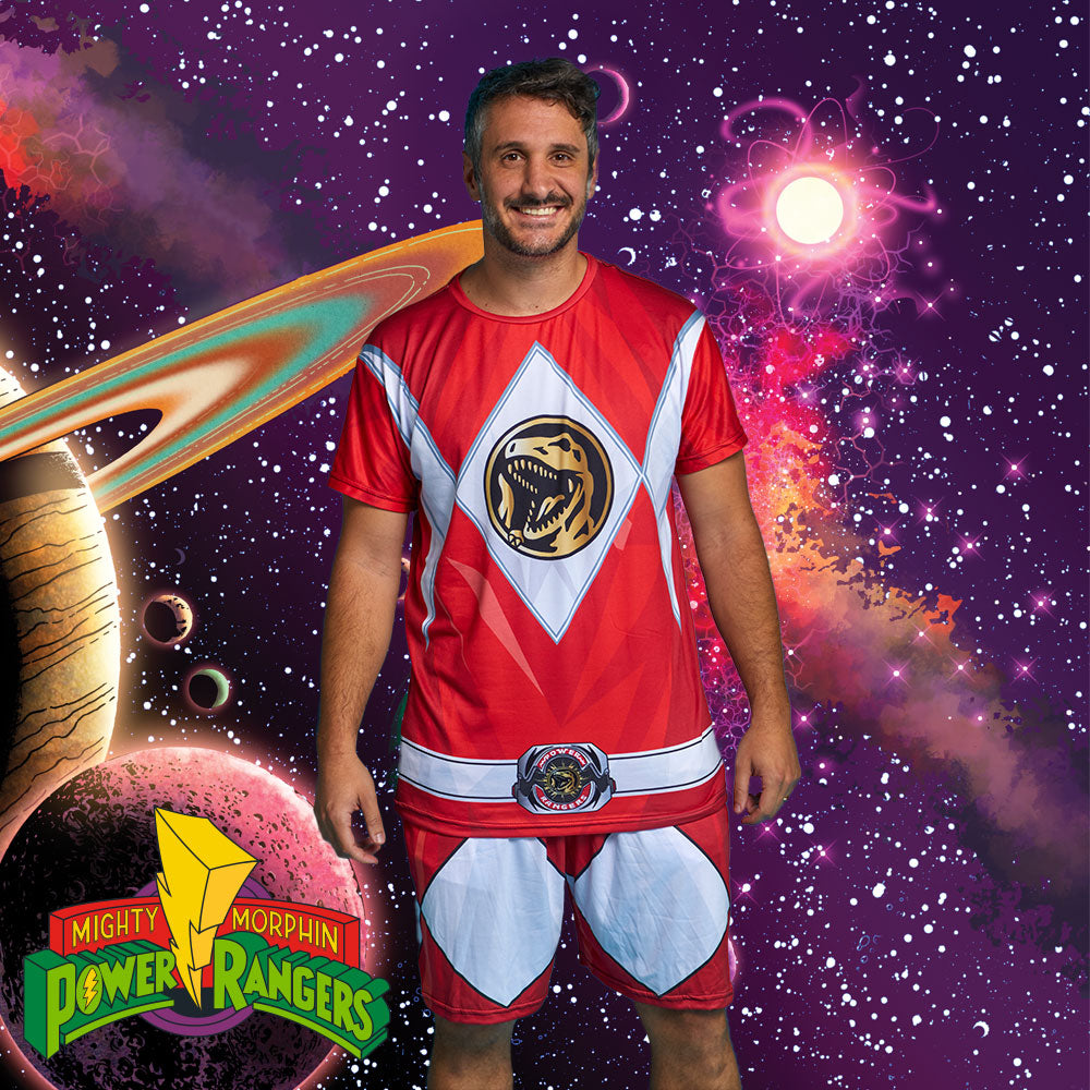 Conjunto Pijama Mighty Morphin Red Ranger