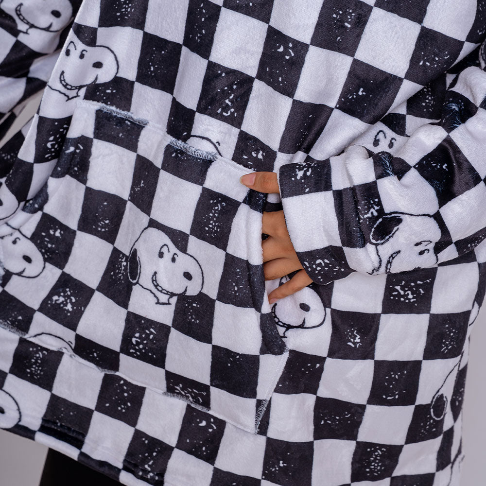 Sudaderota Snoopy Ajedrez
