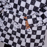 Sudaderota Snoopy Ajedrez