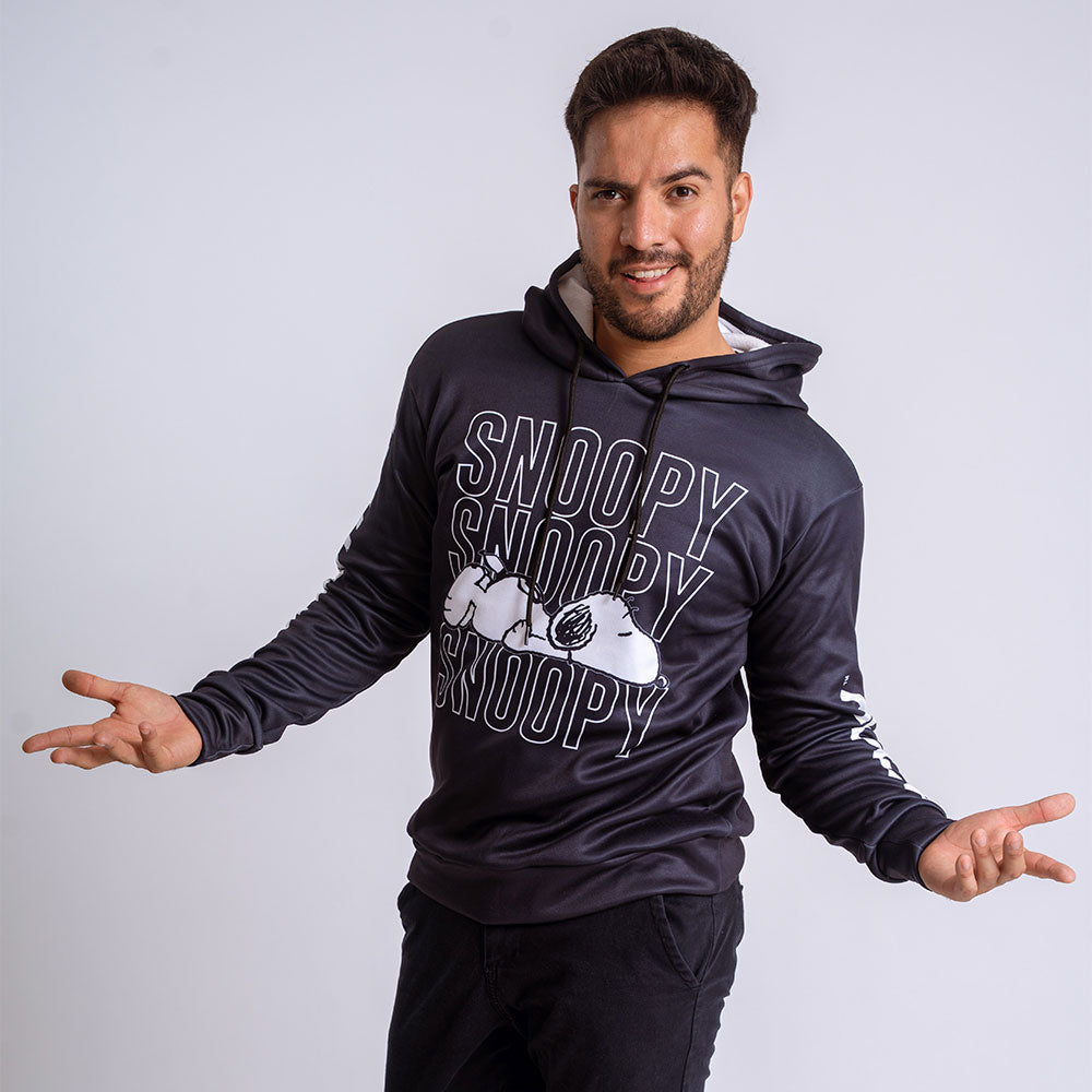 Sudadera Snoopy Black