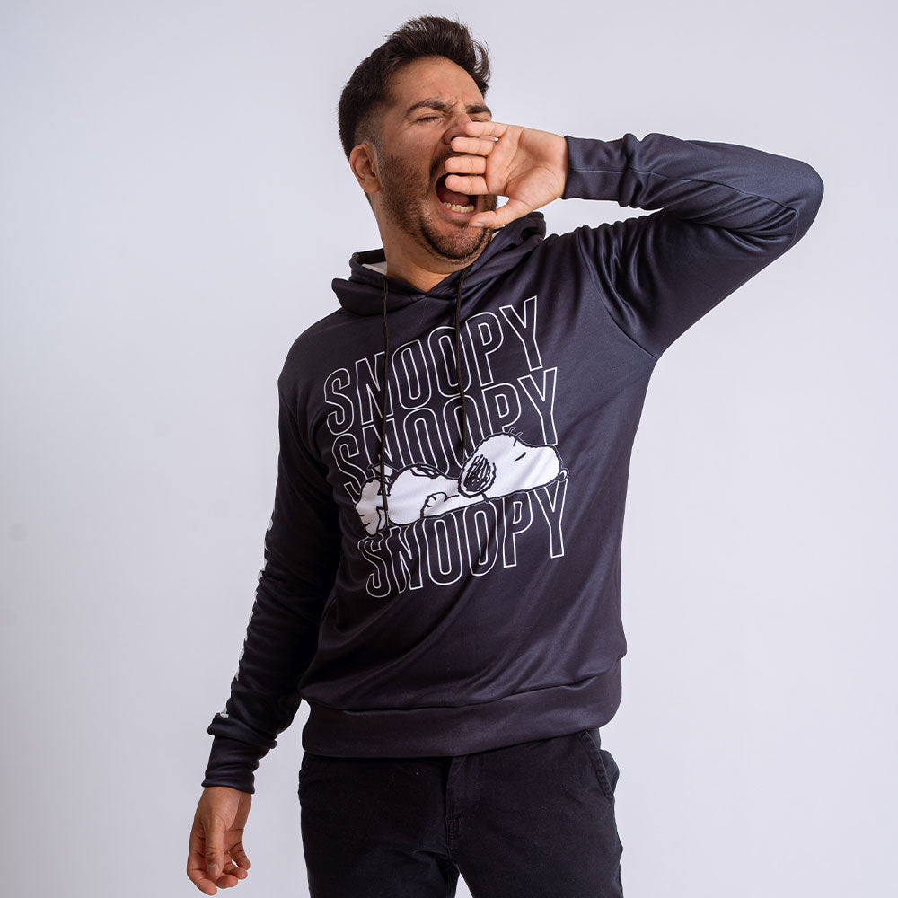 Sudadera Snoopy Black