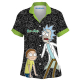 Camisa Pijama Rick y Morty Black