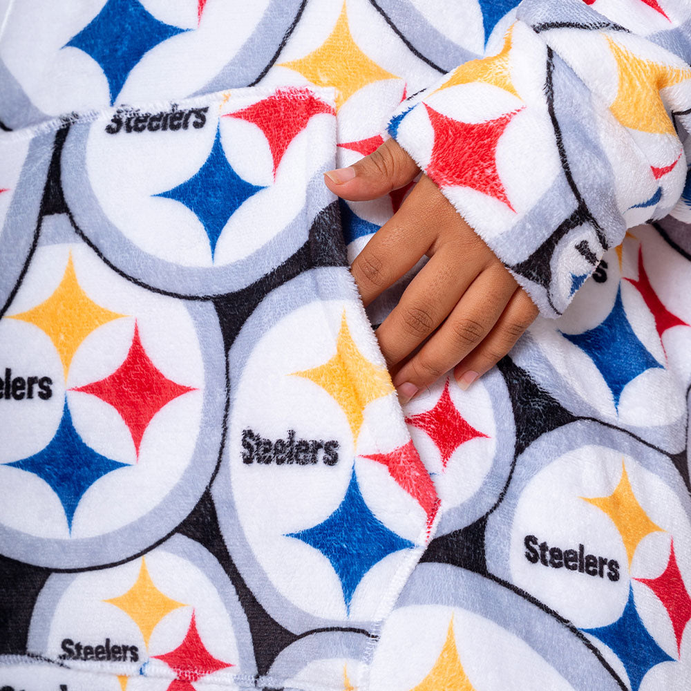 Sudaderota Pittsburgh Steelers MaxiLogo