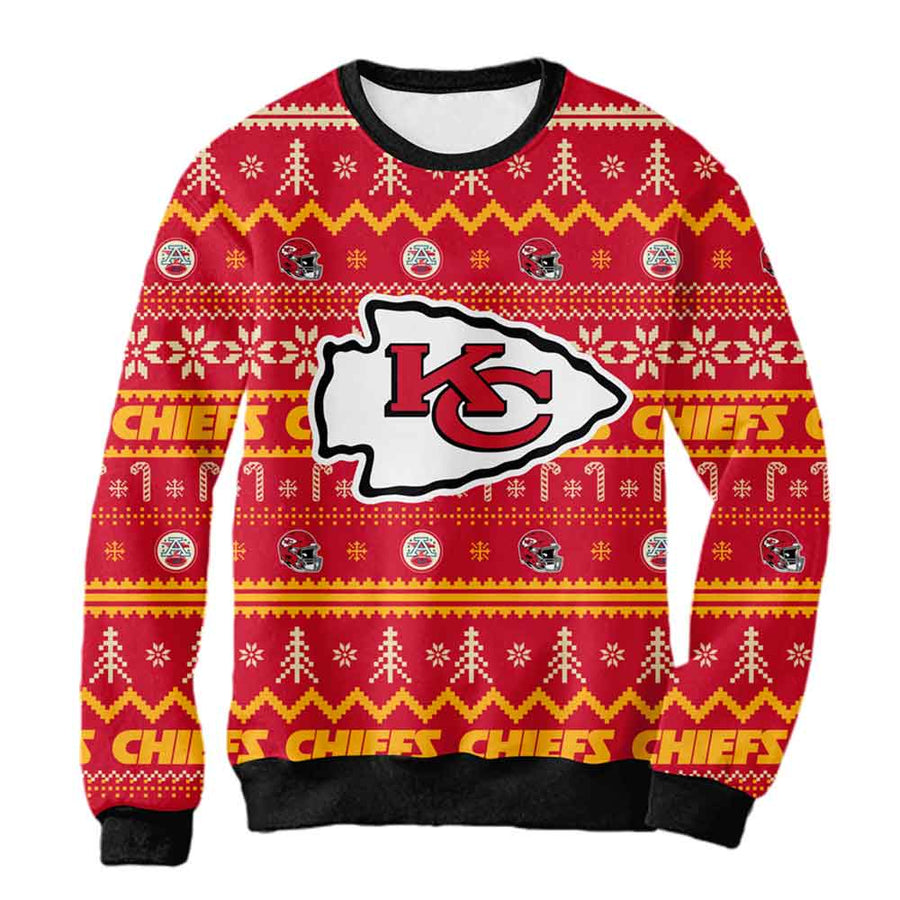 Sudadera Navideña Kansas Chiefs