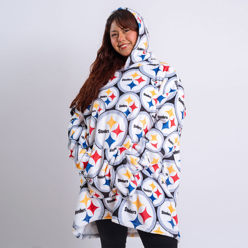 Sudaderota Pittsburgh Steelers MaxiLogo