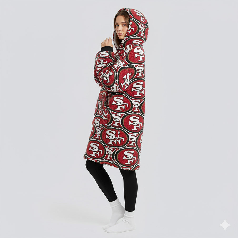 Sudaderota San Francisco 49ers MaxiLogo