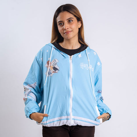 Bomber Jacket Hogwarts Blue