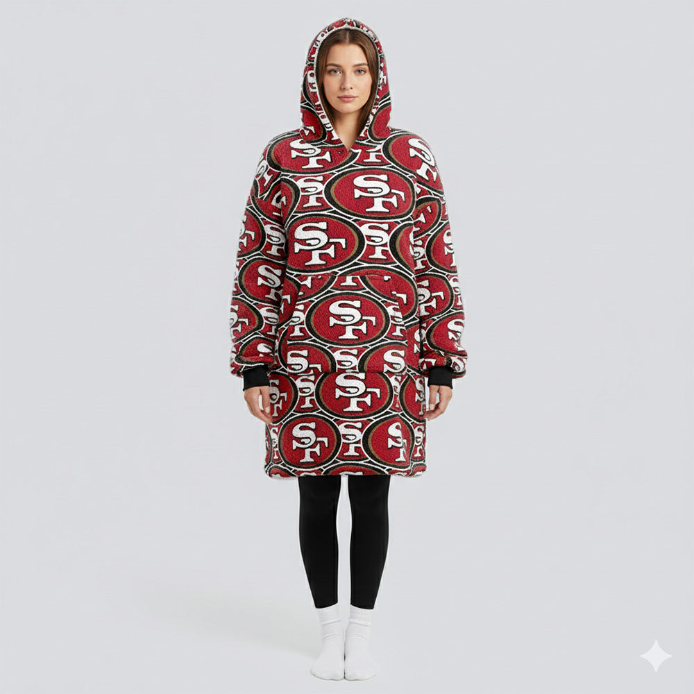 Sudaderota San Francisco 49ers MaxiLogo