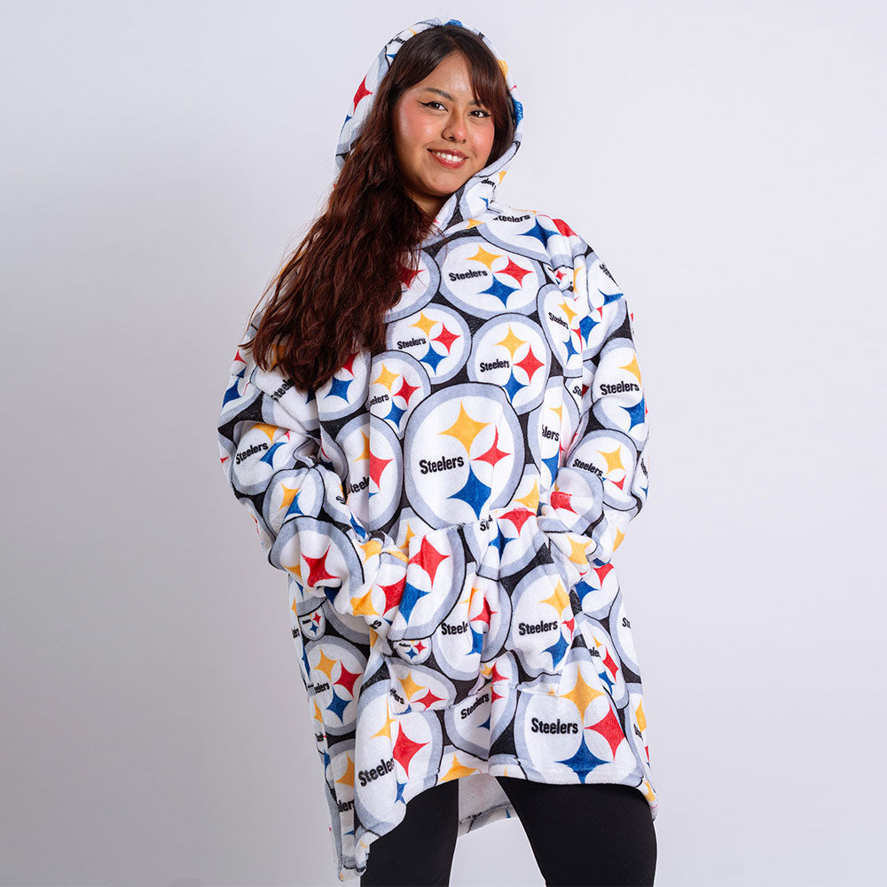 Sudaderota Pittsburgh Steelers MaxiLogo