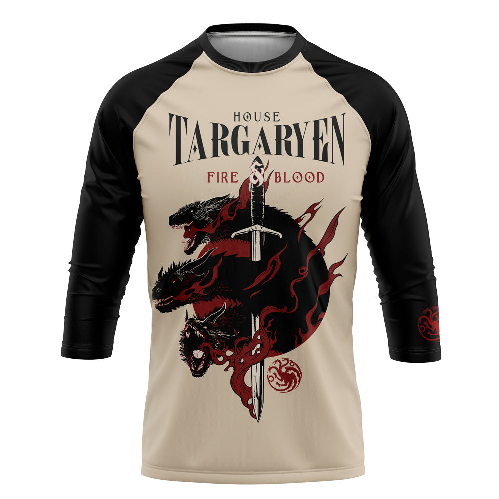 Playera Pijama Ranglan House Targaryen Fire Blood