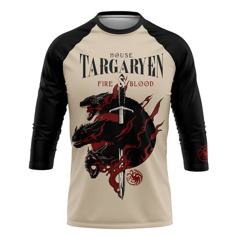 Playera Pijama Ranglan House Targaryen Fire Blood