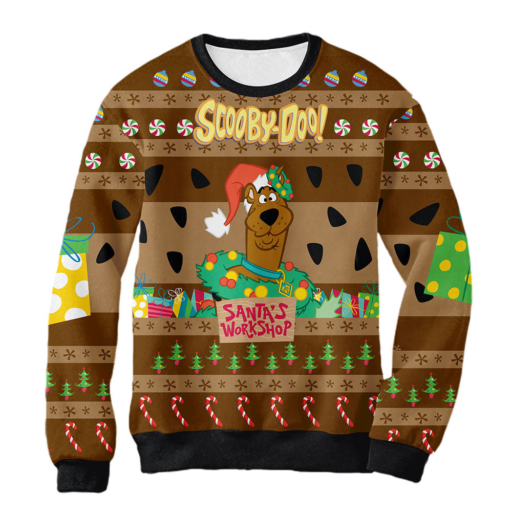 Sudadera Navideña Scooby Doo Santas Workshop