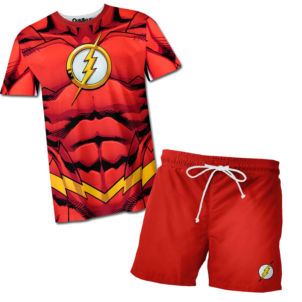Conjunto Pijama Flash Oficial
