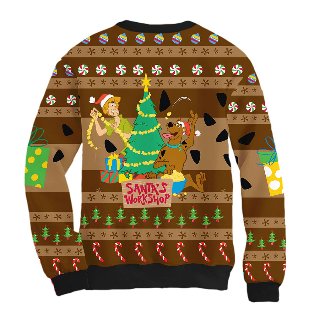 Sudadera Navideña Scooby Doo Santas Workshop