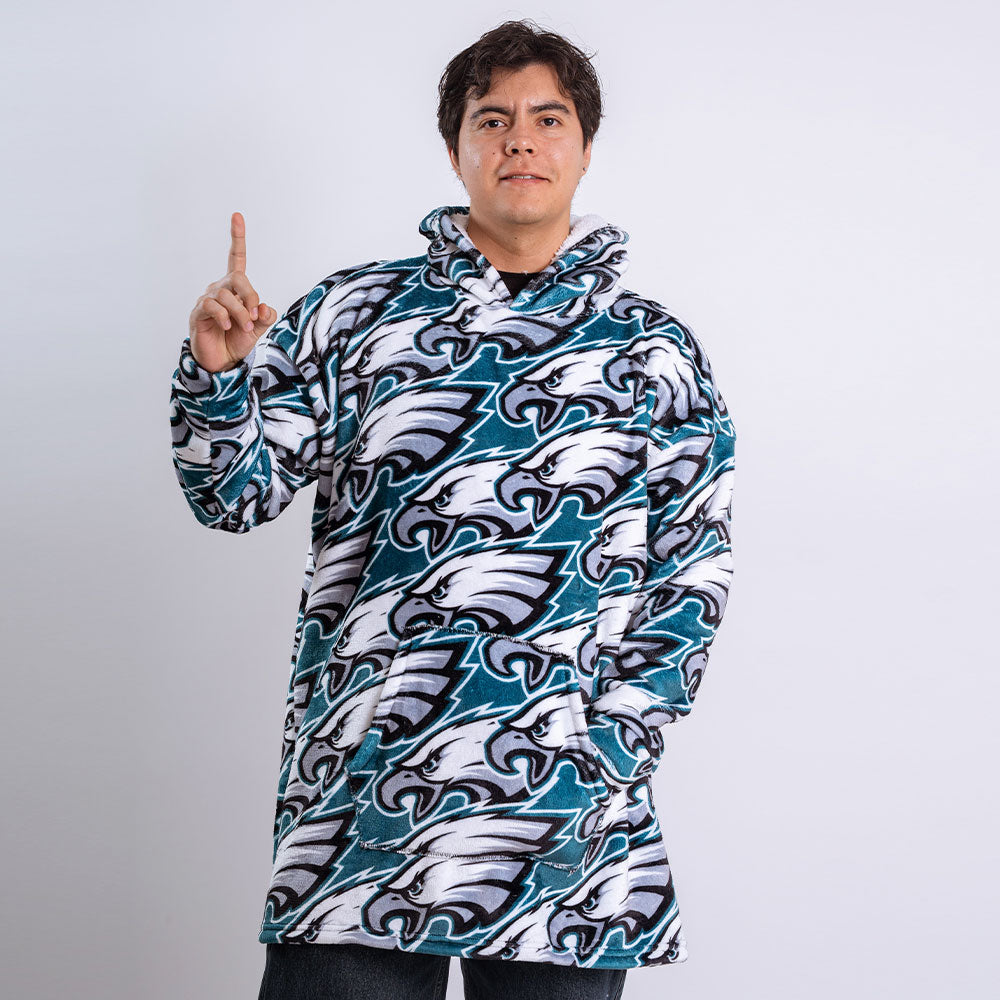 Sudaderota Philadelphia Eagles MaxiLogo