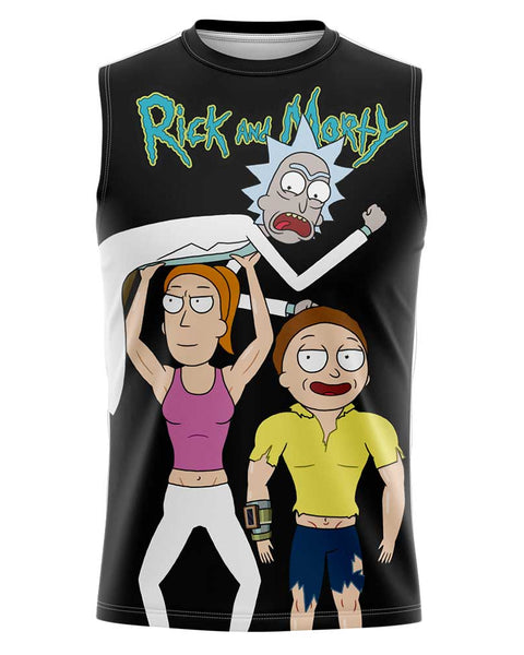 Playera Sin Mangas Rick y Morty Fuerza