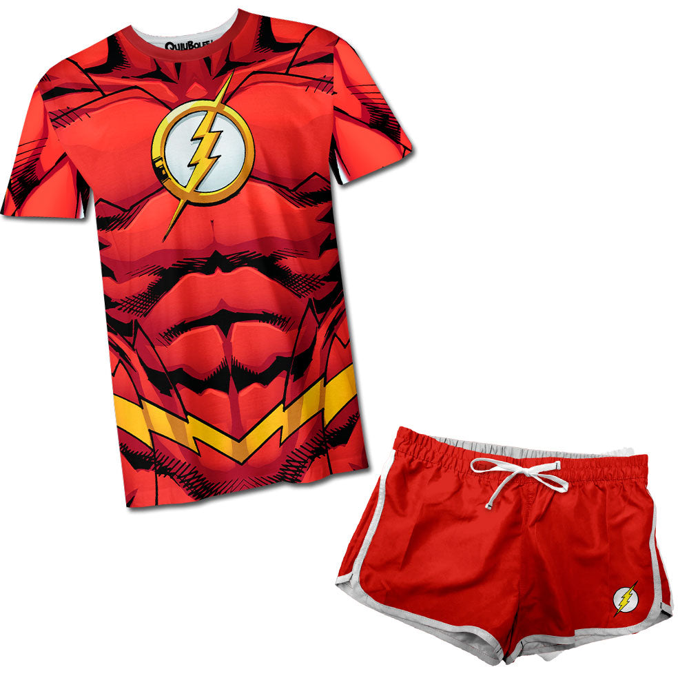 Conjunto Pijama Flash Oficial