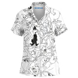 Camisa Pijama Looney Black And White