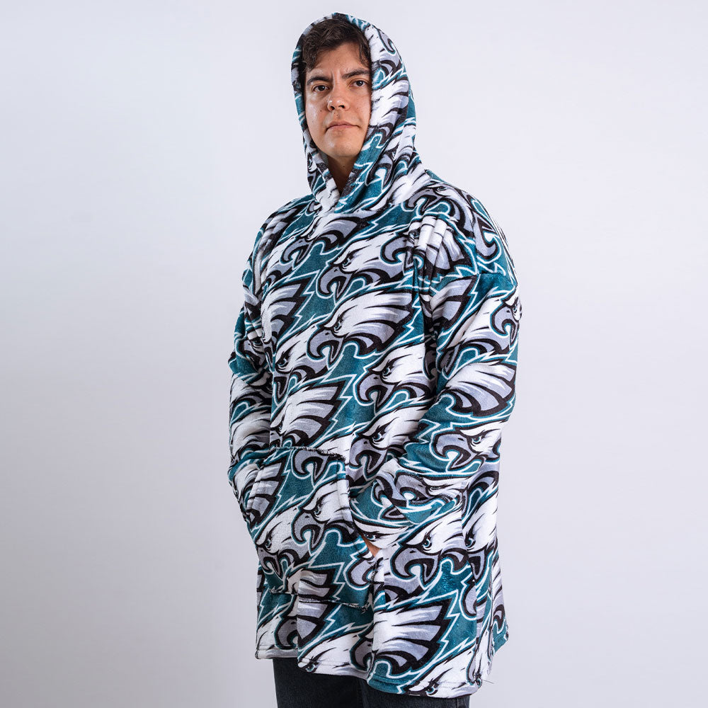 Sudaderota Philadelphia Eagles MaxiLogo
