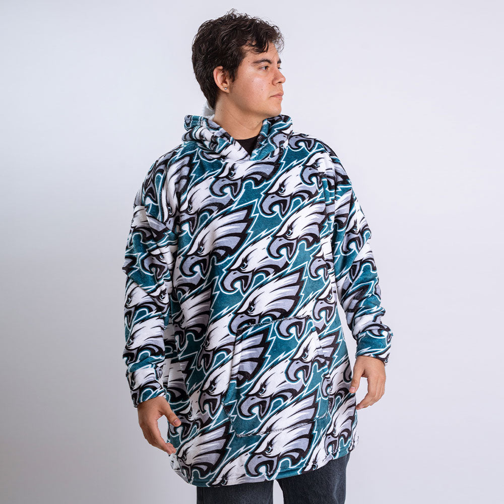 Sudaderota Philadelphia Eagles MaxiLogo