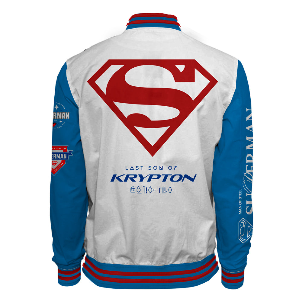 Chamarra Universitaria Superman Krypton