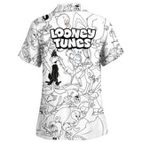 Camisa Pijama Looney Black And White