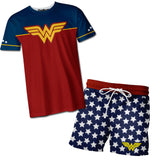Conjunto Pijama Wonder Woman Oficial