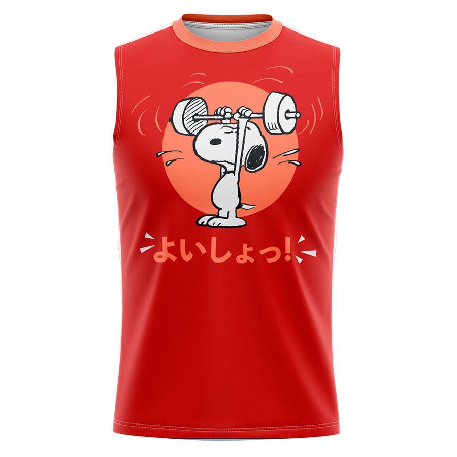 Playera Sin Mangas Snoopy Gym