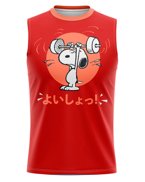 Playera Sin Mangas Snoopy Gym