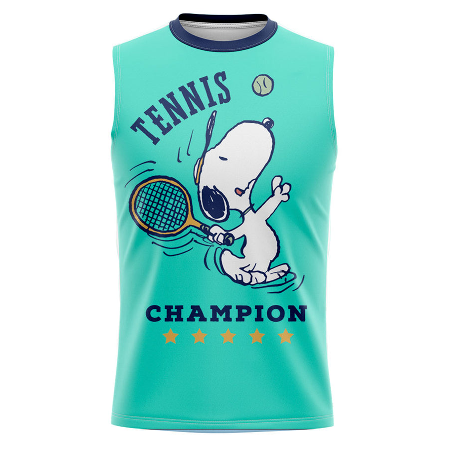 Playera Sin Mangas Snoopy Tennis Champion