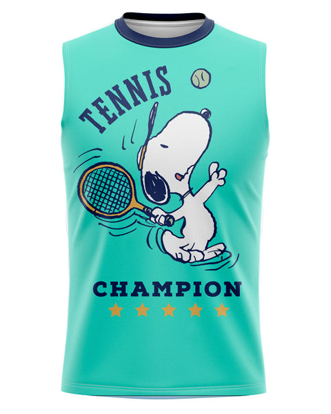 Playera Sin Mangas Snoopy Tennis Champion