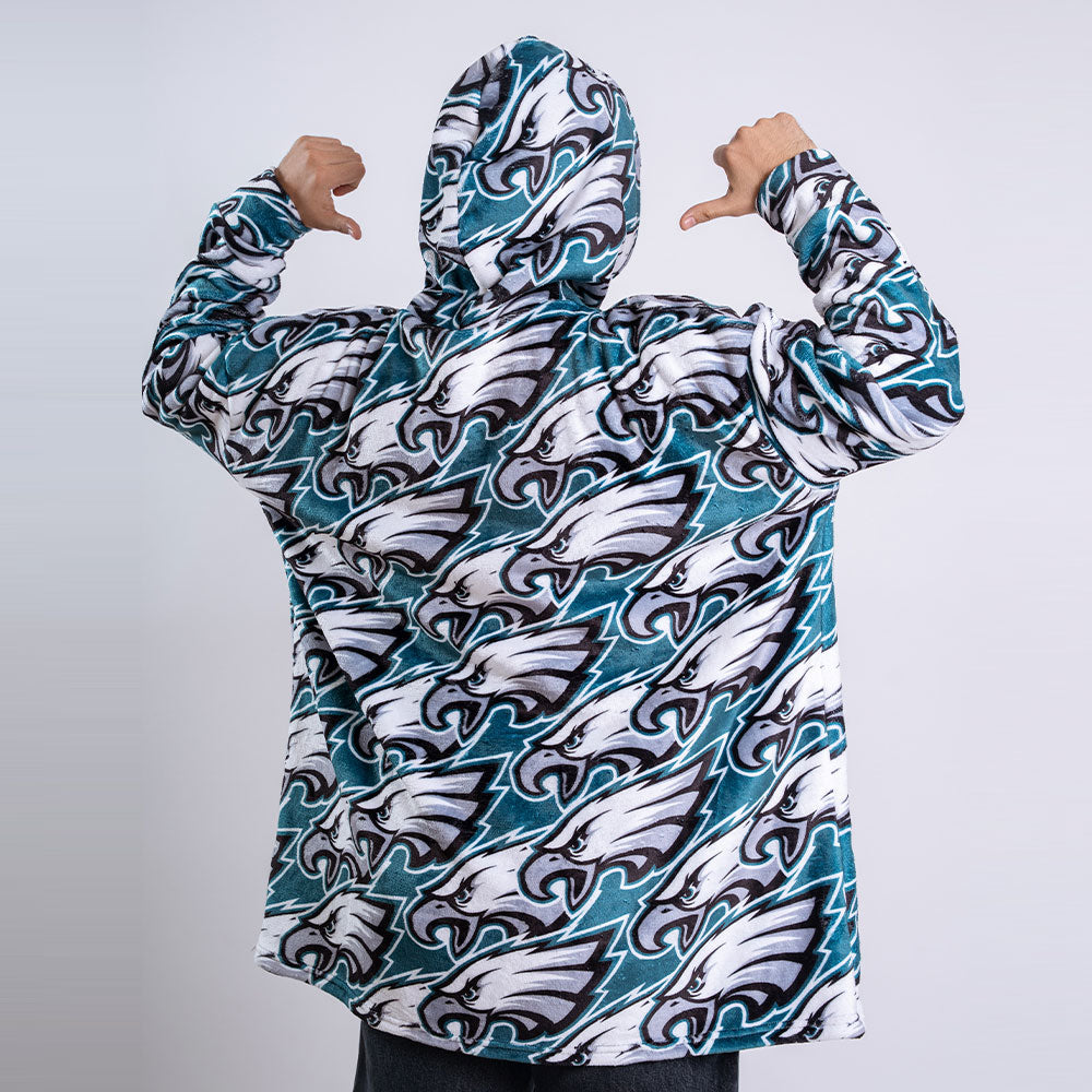 Sudaderota Philadelphia Eagles MaxiLogo