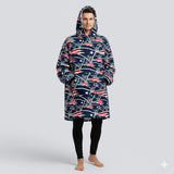 Sudaderota New England Patriots MaxiLogo