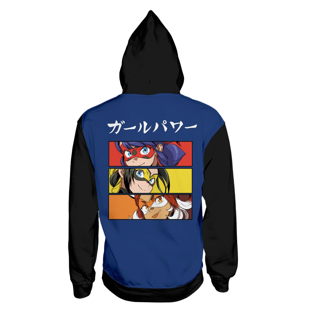 Sudadera Miraculous Girl Heroes