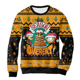 Sudadera Navideña Garfield Overeat