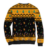 Sudadera Navideña Garfield Overeat