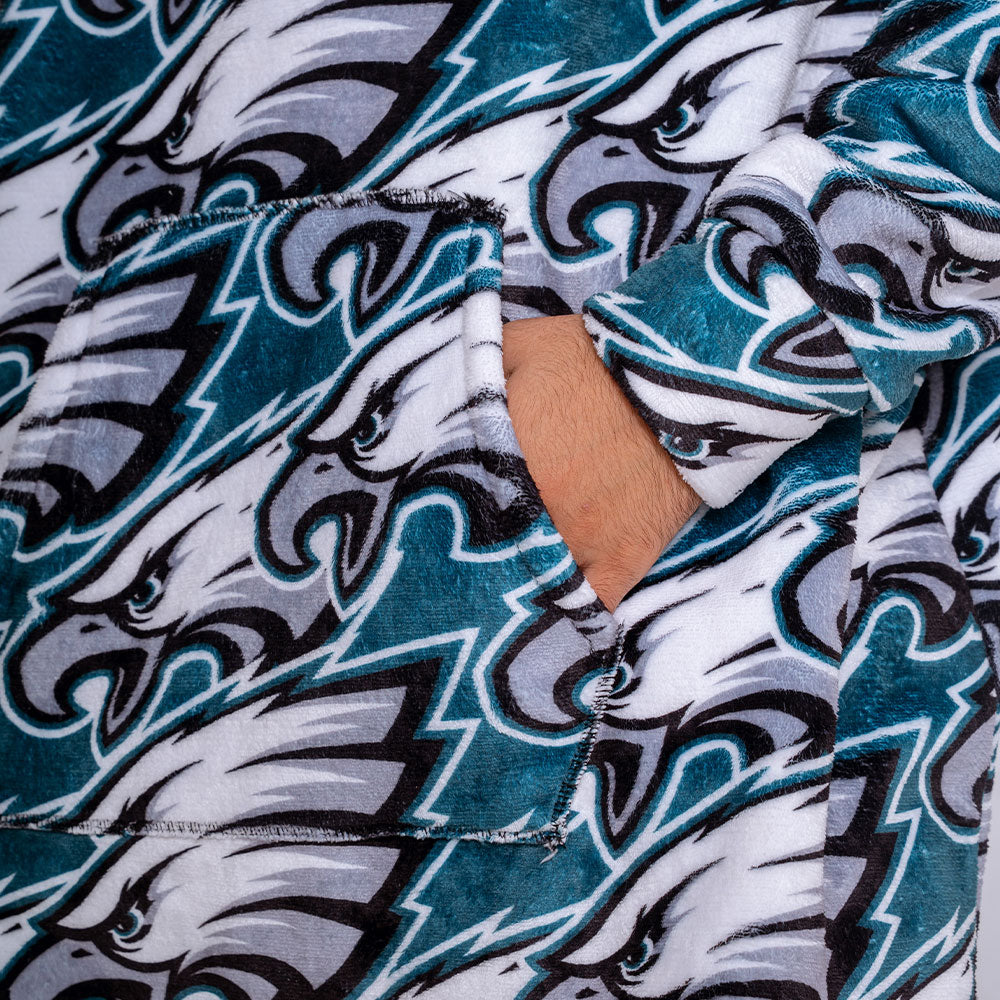 Sudaderota Philadelphia Eagles MaxiLogo