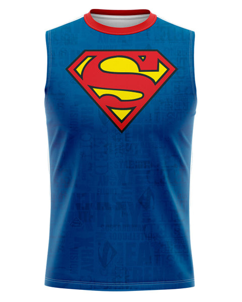 Playera Sin Mangas Superman Oficial