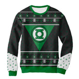 Sudadera Navideña Linterna Verde