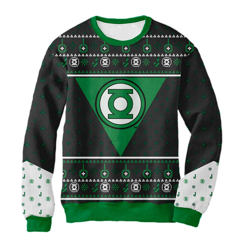 Sudadera Navideña Linterna Verde