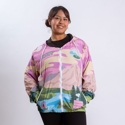 Bomber Jacket Snoopy Sunset